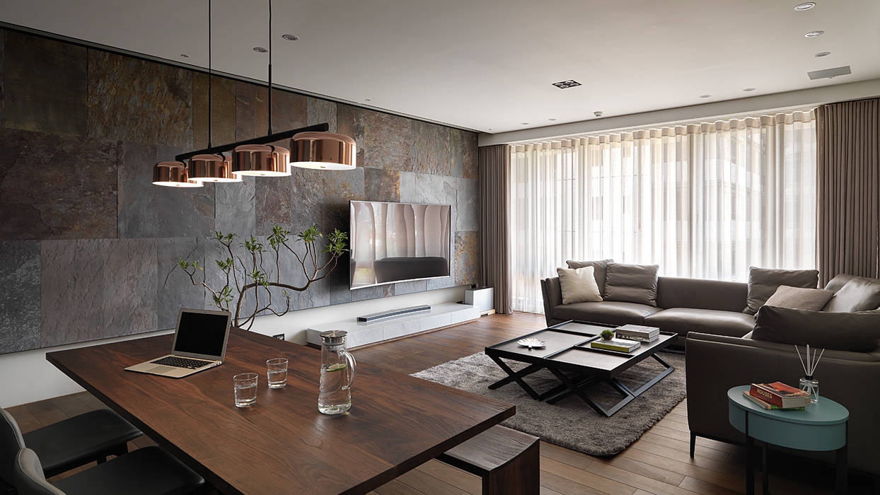  Living room by 木皆空間設計