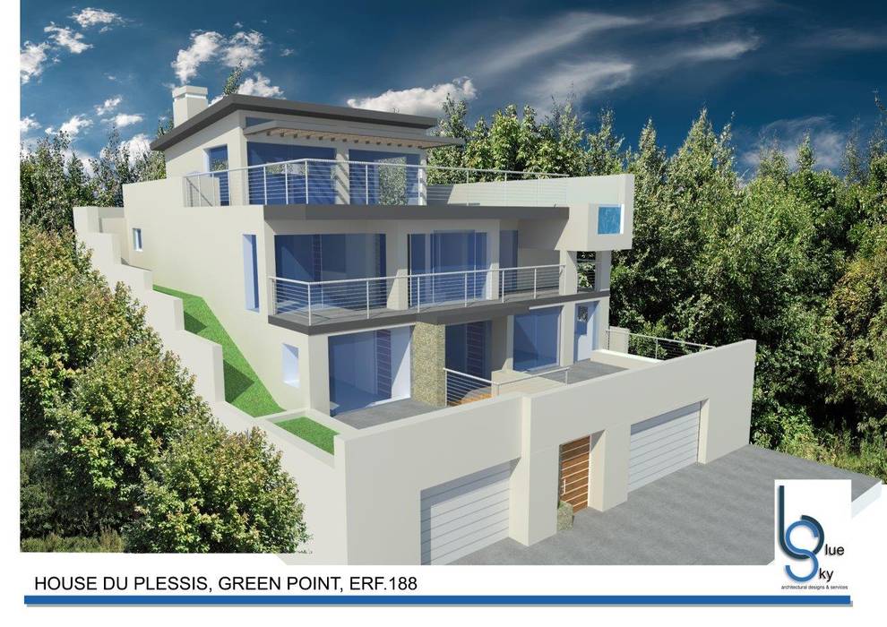HOUSE DU PLESSIS - GREEN POINT, CAPE TOWN, BLUE SKY Architecture BLUE SKY Architecture