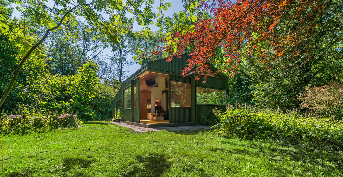 Thoreau's Cabin, cc-studio cc-studio Дома в стиле кантри Алюминий / Цинк