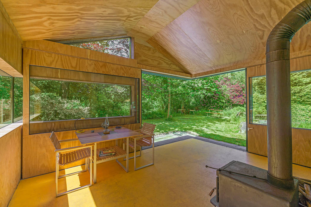 Thoreau's Cabin, cc-studio cc-studio Country style dining room Wood Wood effect