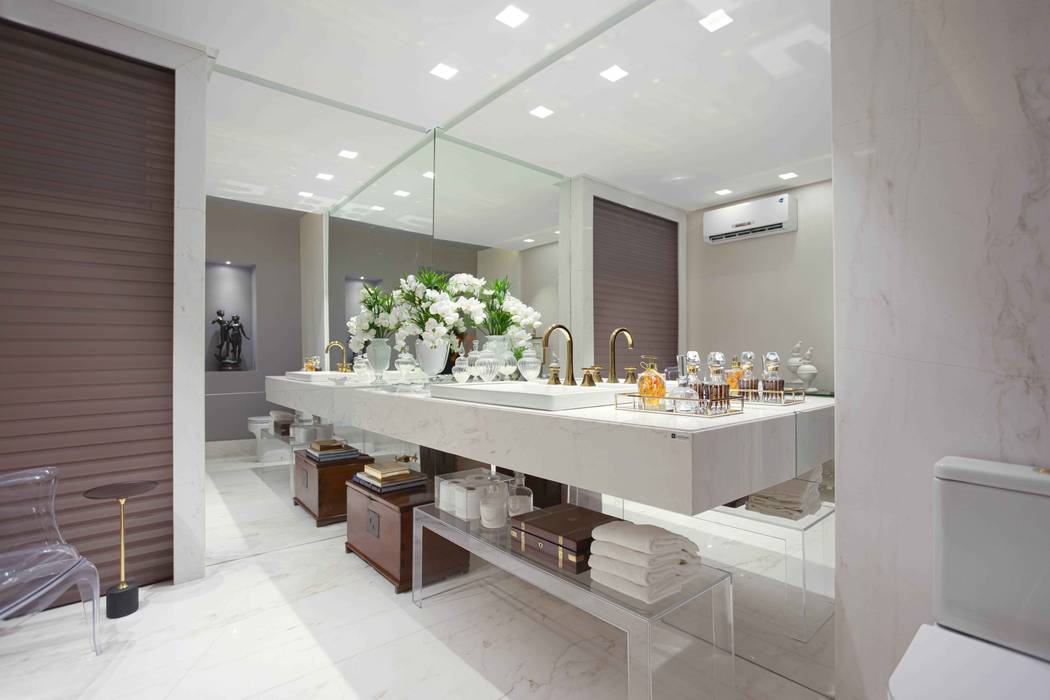 Lavabo Casa Cor Pernambuco 2016 Ju Nejaim Arquitetura Modern Bathroom Stone