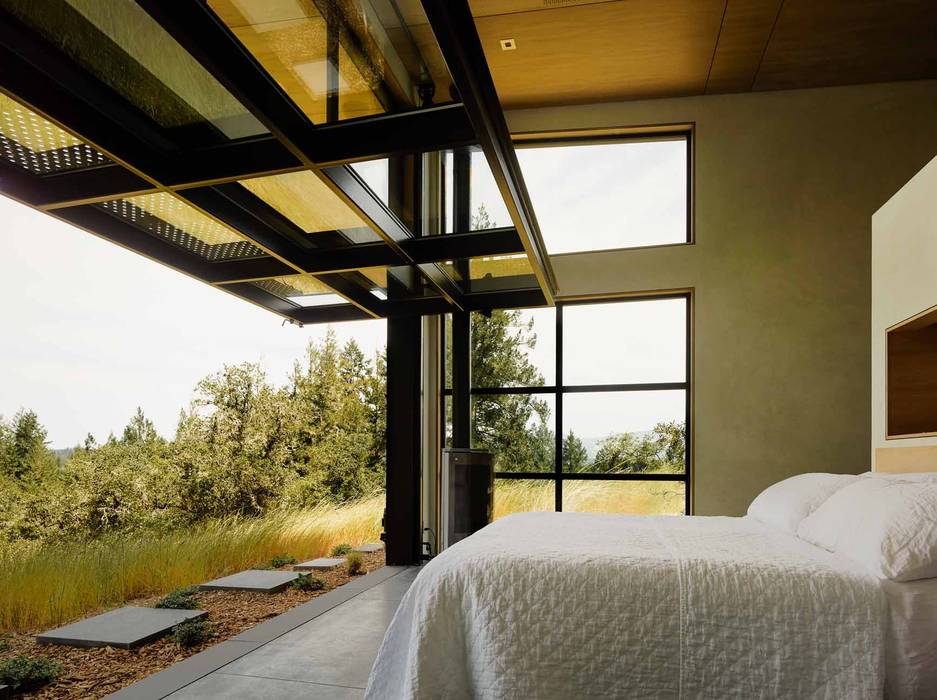 Healdsburg I, Feldman Architecture Feldman Architecture Modern Bedroom