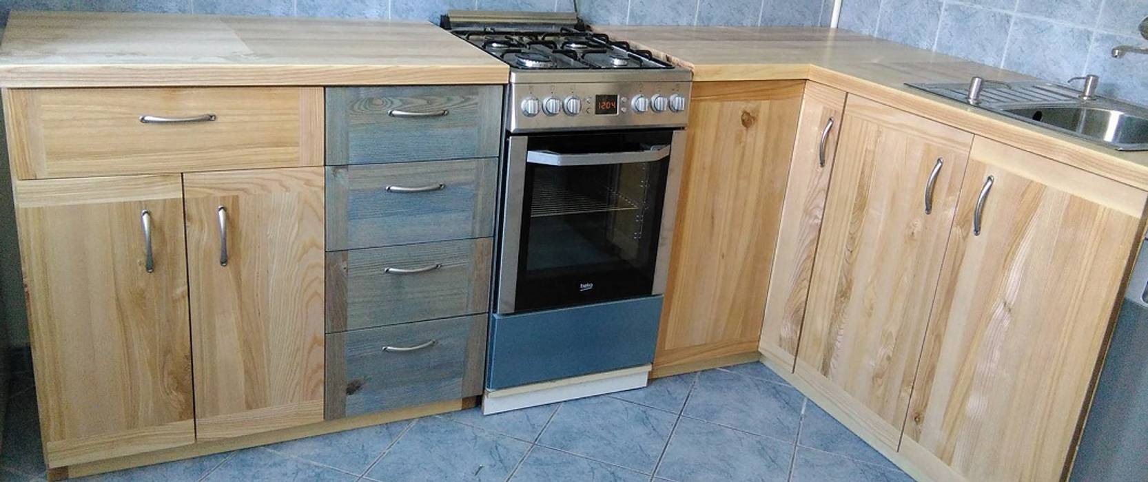 Meble Kuchenne Jesionowe Styl W Kategorii Kuchnia Zaprojektowany