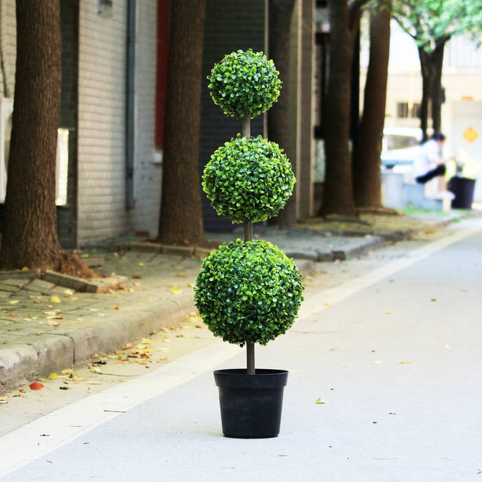 Artificial Spiral Trees Sunwing Industries Ltd Modern garden Plastic artificial topiary