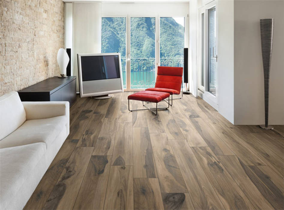 Plank Dark Brown Target Tiles Стіни Фарфор Плитки