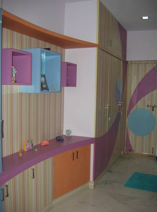 wardrobe & toychest Bluebell Interiors Modern Bedroom Plywood