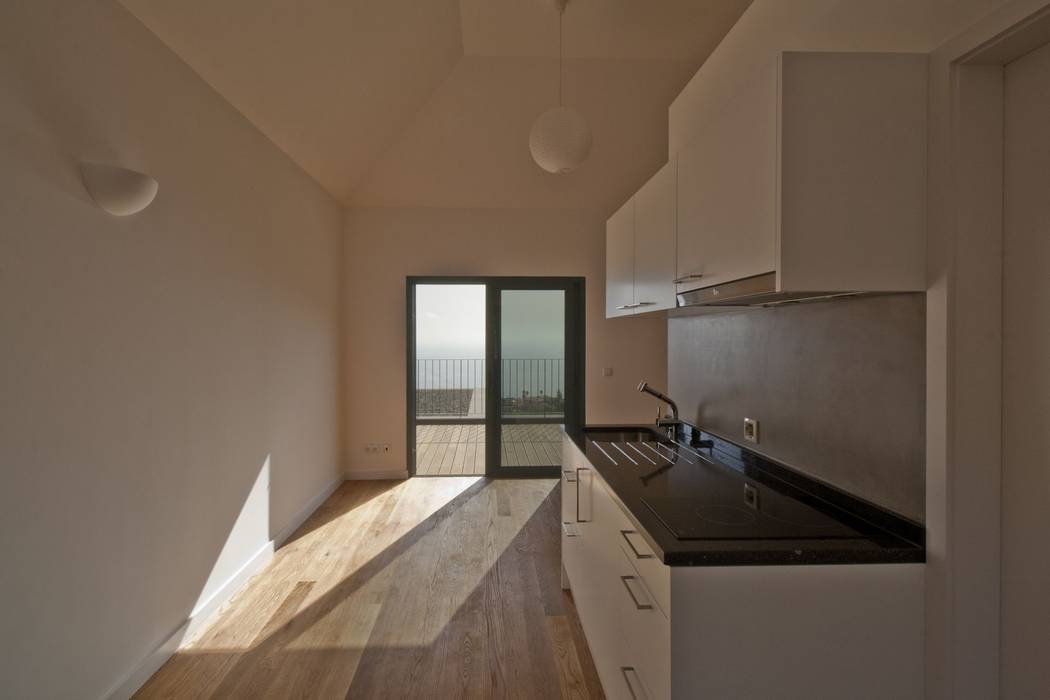 Studio Mayer & Selders Arquitectura Salas de estilo minimalista Madera Acabado en madera