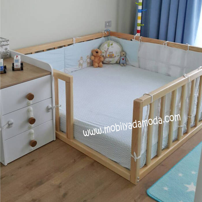 Montessori Bebek Çocuk Odaları, MOBİLYADA MODA MOBİLYADA MODA غرفة الاطفال خشب Wood effect