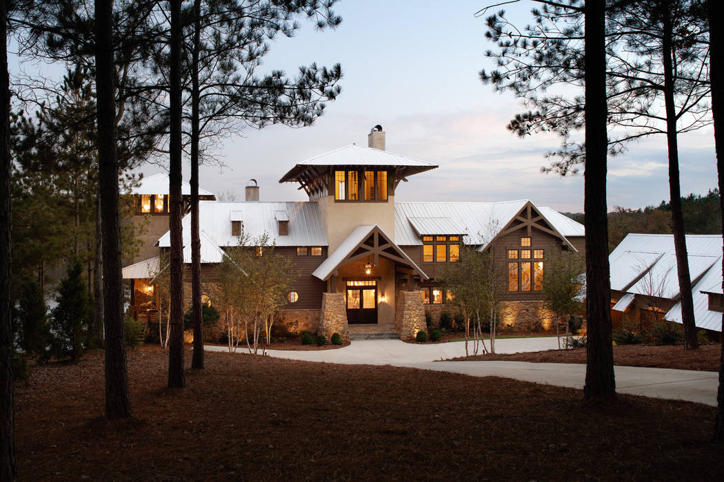 Lakefront Retreat, Christopher Architecture & Interiors Christopher Architecture & Interiors Rustic style houses