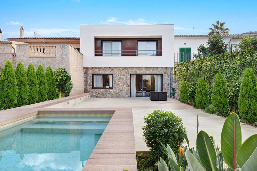 Blanca y Matteo House. Esporlas, Mallorca JAIME SALVÁ, Arquitectura & Interiorismo Casas mediterráneas Piedra