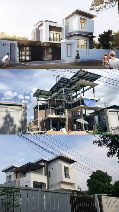 บ้านเดี่ยว 3 ชั้น, Adapstudio Adapstudio