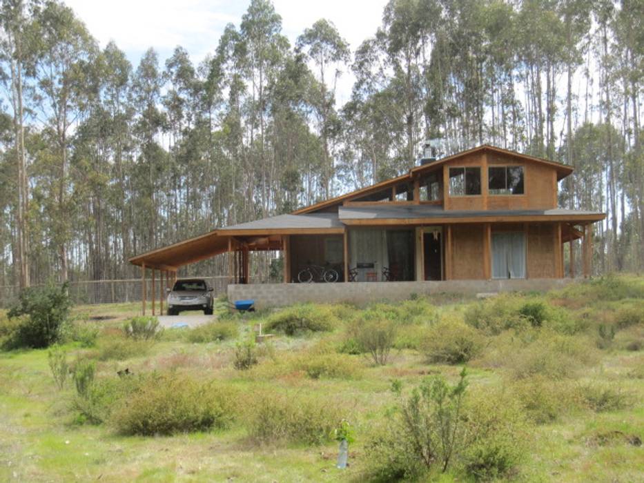 Vivienda Lehmann, Proyecto ARQ Proyecto ARQ Rustic style house Wood Wood effect