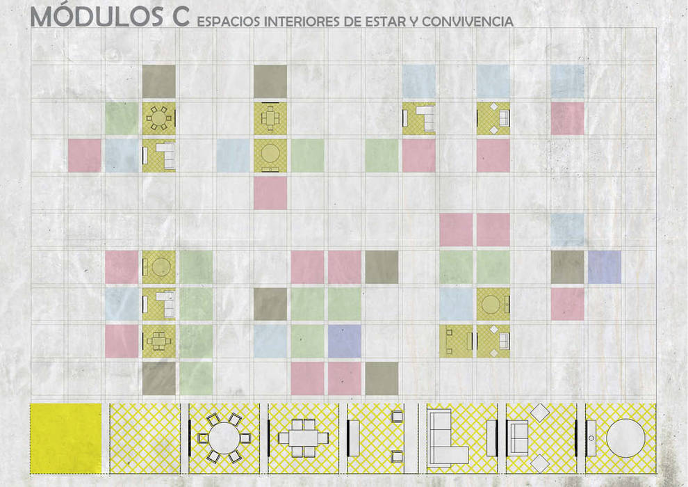 Unidades Mínimas Habitables, gOO Arquitectos gOO Arquitectos Comedores industriales