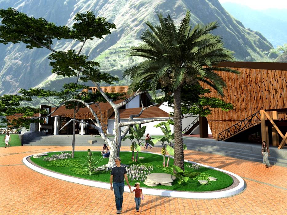 HOTEL EN SANTA TERESA - LA CONVENCIÓN - CUSCO, Paz Ingenieros & Arquitectos Paz Ingenieros & Arquitectos Modern spa