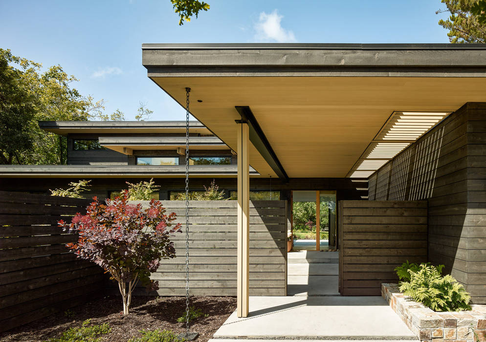 Portola Valley Ranch, Feldman Architecture Feldman Architecture Будинки Дерево Дерев'яні