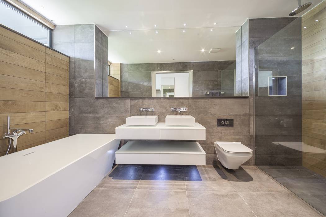 Wick Lane, Christchurch By Jigsaw Interior Design Jigsaw Interior Architecture & Design Modern bathroom Jigsaw Interiors,design,minimal,dorset,christchurch,modern,bournemouth,hampshire,architecture,house