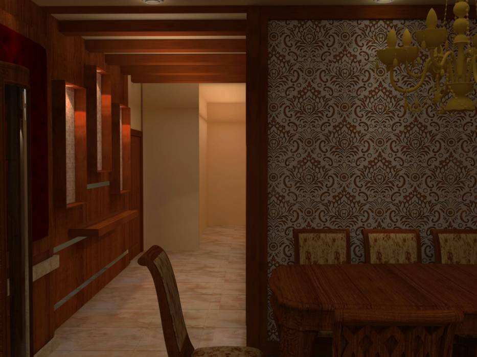 غرفة سفرة القصر للدهانات والديكور غرفة السفرة