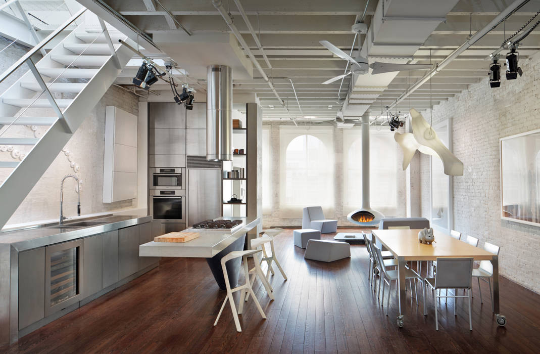 Soho Penthouse, SA-DA Architecture SA-DA Architecture Cocinas de estilo moderno