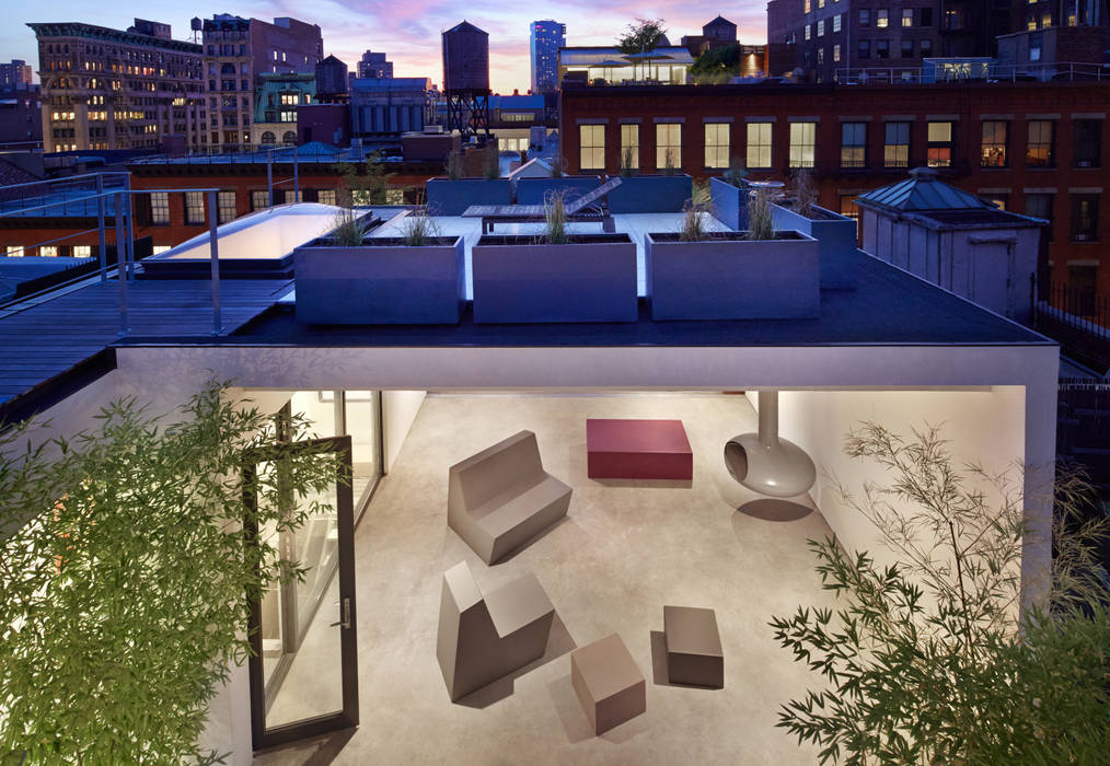 Soho Penthouse, SA-DA Architecture SA-DA Architecture Balkon, Beranda & Teras Modern