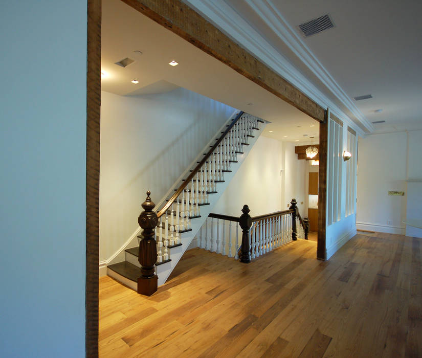 Brooklyn Brownstone, SA-DA Architecture SA-DA Architecture Modern Corridor, Hallway and Staircase