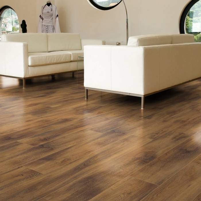Pavimento Laminato Rovere Rustico AC5 12mm - Antiscivolo E Resistente All'Acqua - Foto 2