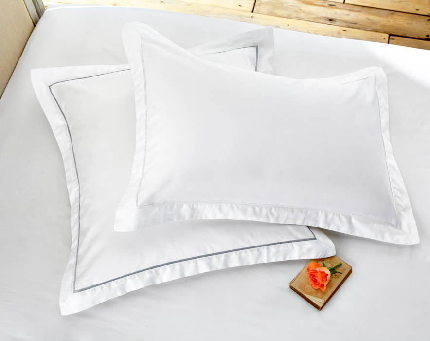 Egyptian Cotton Sateen Hotel Classic Bedlinen King of Cotton Kamar Tidur Klasik Katun Red Textiles