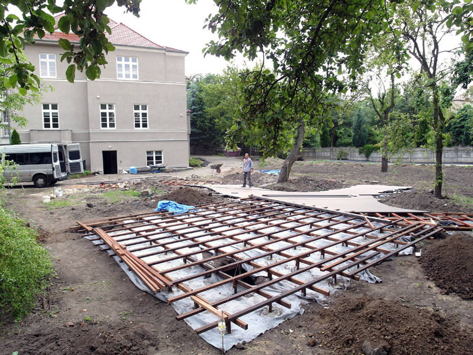 Taras kompozytowy. Realizacja w Poznaniu., PHU Bortnowski PHU Bortnowski