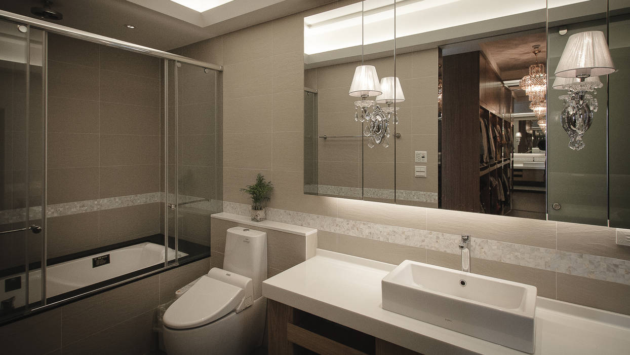 BRAVO INTERIOR DESIGN & DECO KUAN STYLE 璞碩室內裝修設計工程有限公司 Modern bathroom