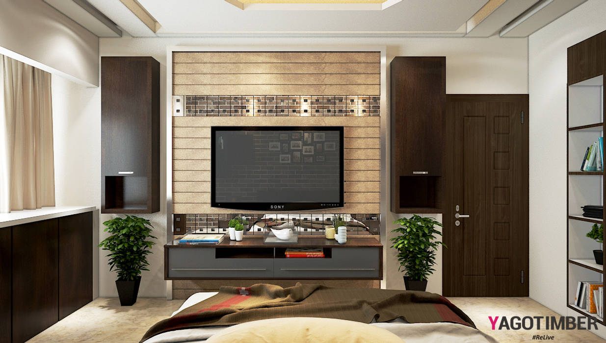 Get a Stunning Interior Design Ideas For Your Bedroom in Delhi NCR - Yagotimber, Yagotimber.com Yagotimber.com Kamar Tidur Gaya Rustic Beds & headboards