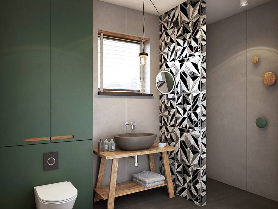 WARSZAWA / SADYBA - 130M2, razoo-architekci razoo-architekci Eclectic style bathroom