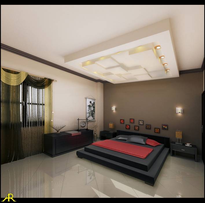 شقة بتصميم مصري, Etihad Constructio & Decor Etihad Constructio & Decor Chambre originale