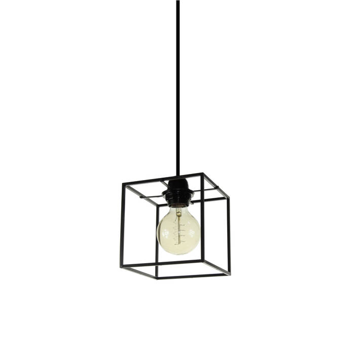 Object / Light Cube Pendant Dark Grey Lacquered SANUC 실내 정원 금속 sanuc,lighting,design,fixtures,pendant,suspension,object,사눅,조명,디자인,펜던트,식탁등,실내 조경