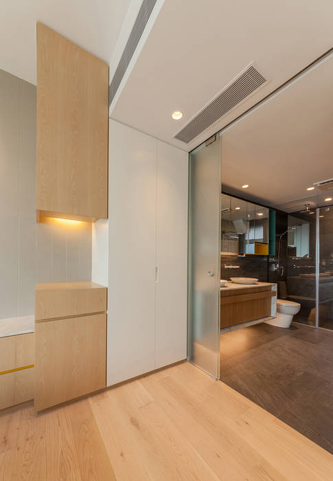 Pl's RESIDENCE, arctitudesign arctitudesign Minimalist style bathroom Wood Wood effect