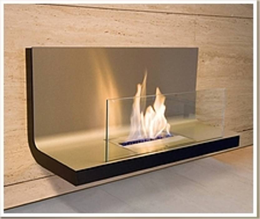 Wall Units, EcoFlames EcoFlames Modern living room Fireplaces & accessories