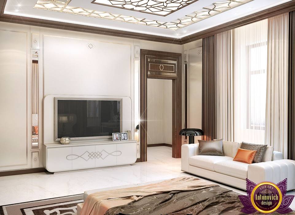 Interior Design bedroom by Katrina Antonovich, Luxury Antonovich Design Luxury Antonovich Design Modern style bedroom