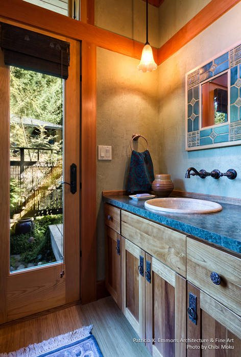 Patricia K Emmons | Rural Oregon Craftsman Home | Yamhill, OR, Chibi Moku Architectural Films Chibi Moku Architectural Films Modern style bathrooms Concrete