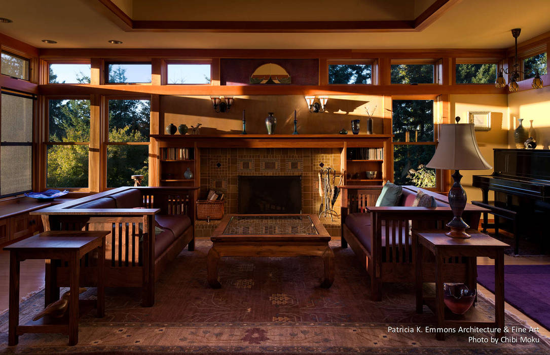 Patricia K Emmons | Rural Oregon Craftsman Home | Yamhill, OR, Chibi Moku Architectural Films Chibi Moku Architectural Films Modern style bedroom Wood Wood effect