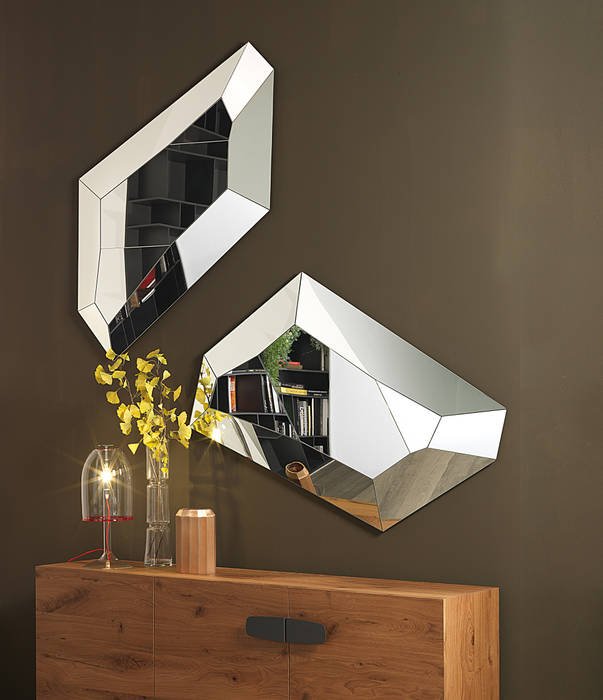 DIAMOND IQ Furniture 現代風玄關、走廊與階梯 玻璃 配件與裝飾品