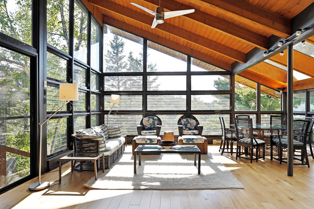 West Hawk Lake Interior Unit 7 Architecture Modern terrace modern,contemporary,sunroom,cottage,cabin,living room