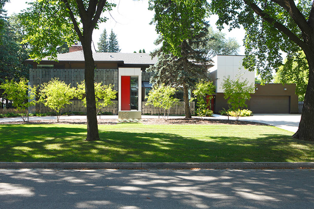 Handsart Residence Exterior Unit 7 Architecture Modern houses Plant,Building,Sky,Tree,Shade,House,Land lot,Road surface,Urban design,Window