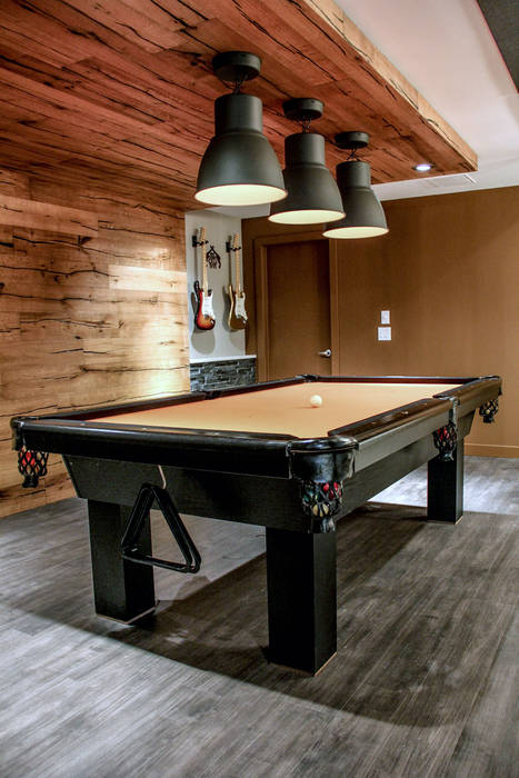 Bell Interiors Unit 7 Architecture Media room pool table