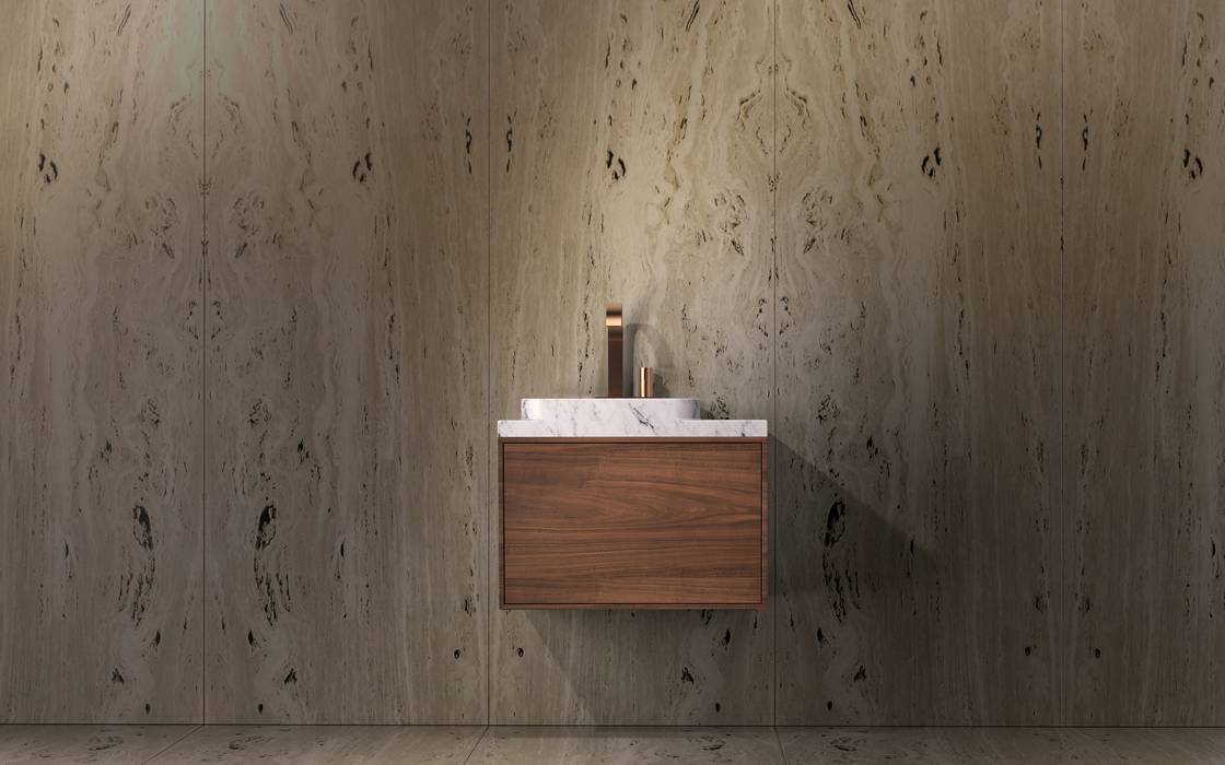 KAWAI, TCC Whitestone TCC Whitestone Modern Bathroom Marble washbasin,wall-hung,marble,carved,design,Sinks