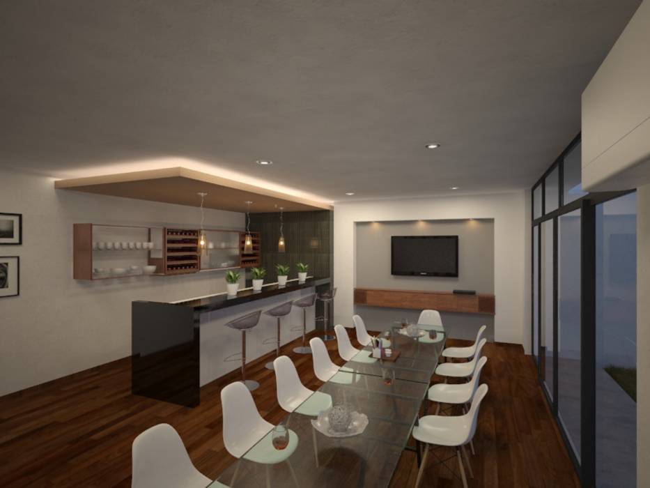 Bar RR, RB Arquitectos RB Arquitectos Ruang Penyimpanan Wine/Anggur Modern