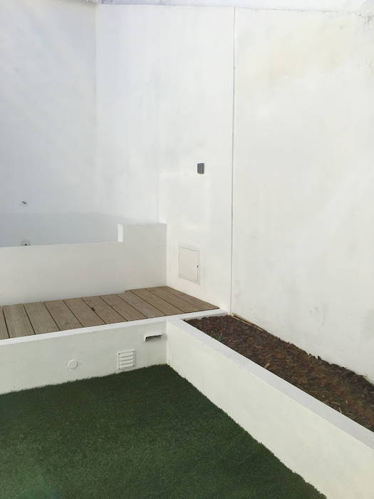 Casa em Benavente Piscinas rústicas por QFProjectbuilding, Unipessoal Lda Rústico