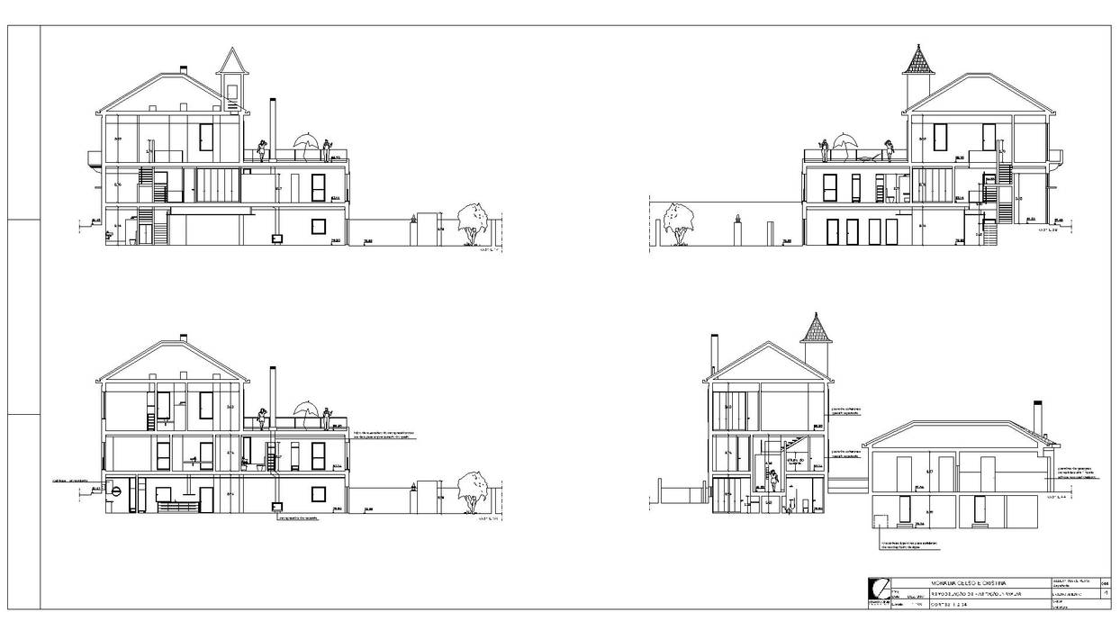 Remodelação de Habitação Unifamiliar, Albertina Oliveira-Arquitetura Unipessoal Lda Albertina Oliveira-Arquitetura Unipessoal Lda