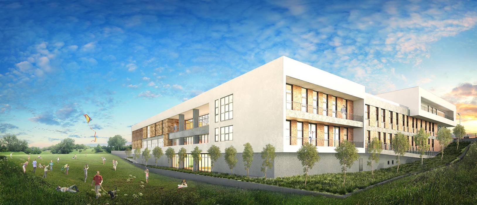 Basaksehir Engelli Rehabilitasyon Merkezi Modern Evler Pronil Modern Tugla Homify