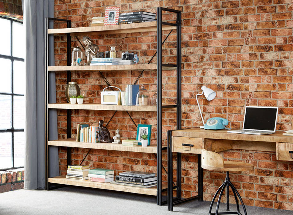 Cosmo Industrial Shelf Unit Industasia Phòng khách phong cách công nghiệp Shelves