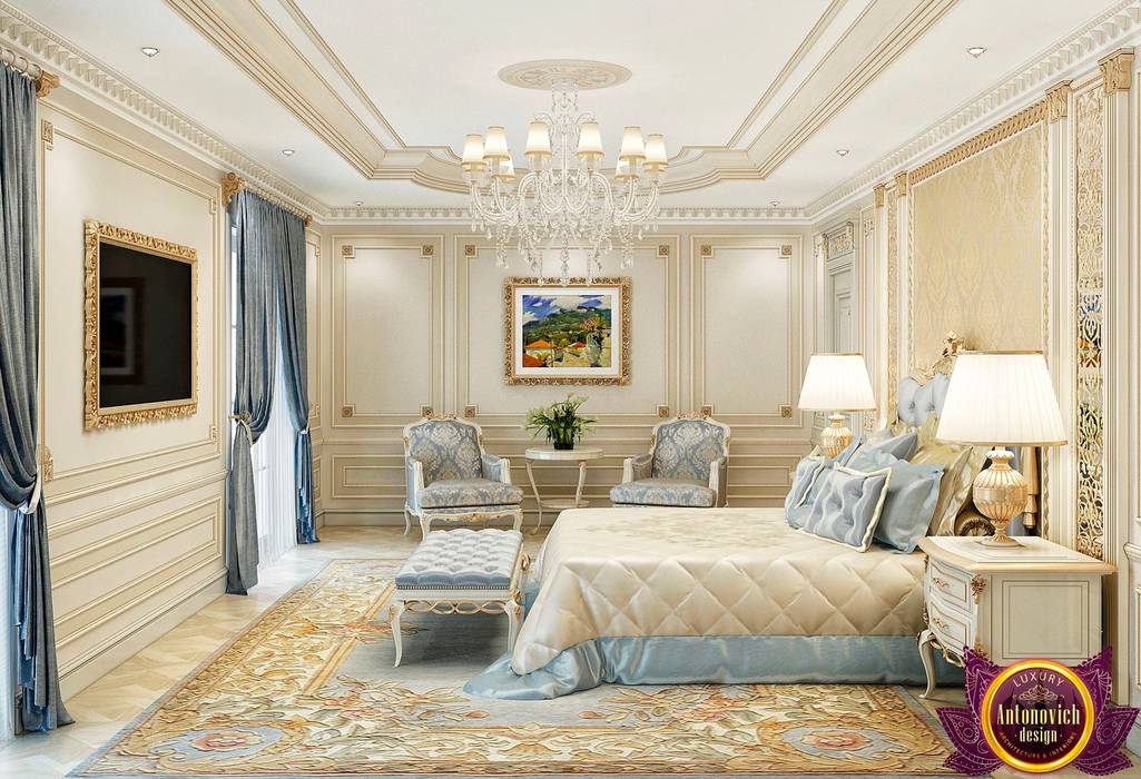 Beautiful bedroom Interior of Katrina Antonovich, Luxury Antonovich Design Luxury Antonovich Design Classic style bedroom