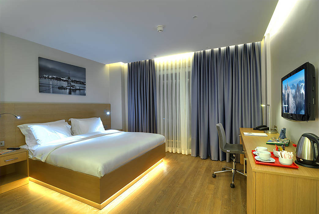 End Suites Otel, Pronil Pronil Kamar Tidur Modern