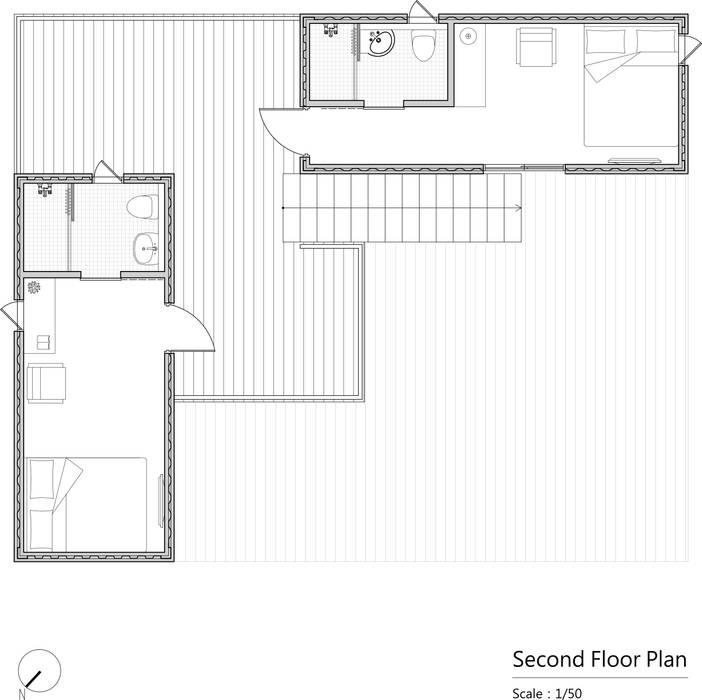 相思埔民宿, 貳工箱造 H2 Box Design 貳工箱造 H2 Box Design Ruang Komersial Hotels